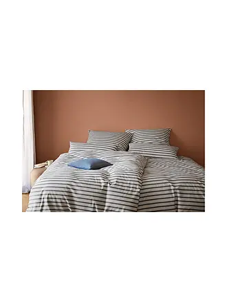 ELEGANTE | Flanell Bettwäsche INVERNESS 70x90cm/140x200cm Anthrazit | grau